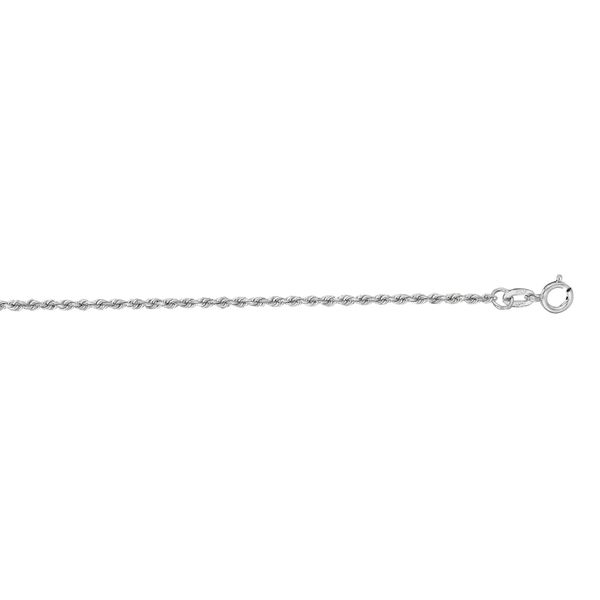 14K White Gold Royal Rope Chain Van Adams Jewelers Snellville, GA