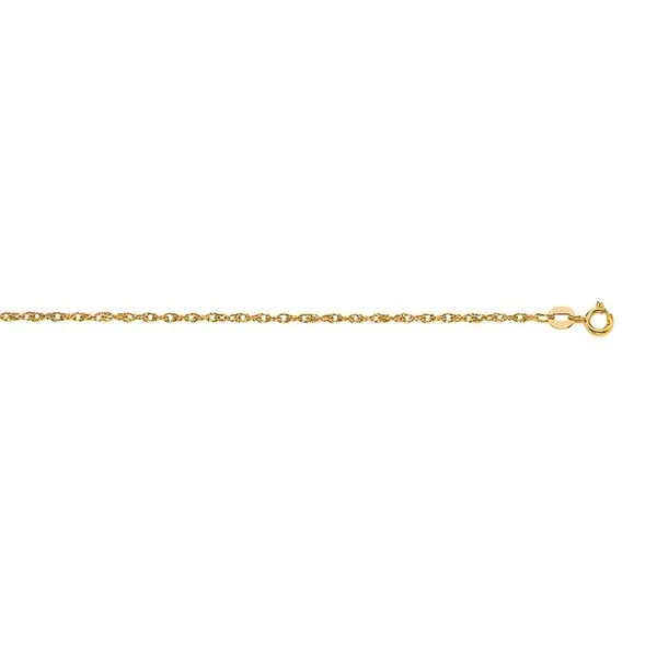 14K Yellow Gold Rope Chain Van Adams Jewelers Snellville, GA