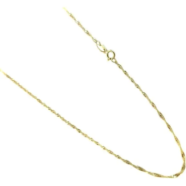 Gold Singapore Chain Van Adams Jewelers Snellville, GA