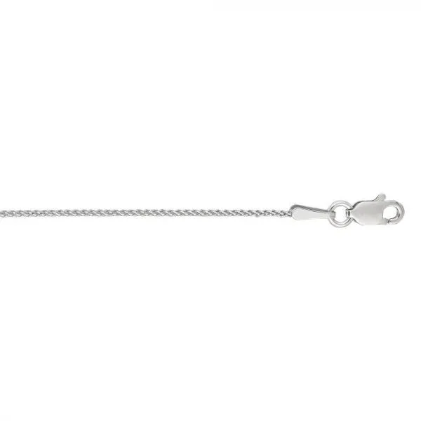14K Gold 1mm Diamond Cut Round Wheat Chain Van Adams Jewelers Snellville, GA