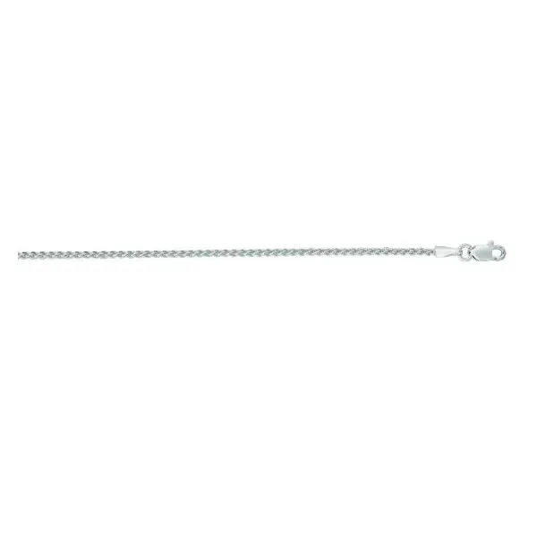 14K White Gold Wheat Chain Van Adams Jewelers Snellville, GA