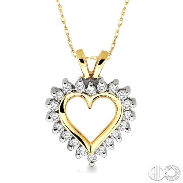 10K Diamond Heart Shaped Pendant Van Adams Jewelers Snellville, GA