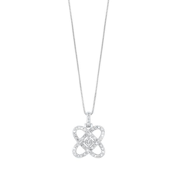 Sterling Silver Diamond Necklace Van Adams Jewelers Snellville, GA