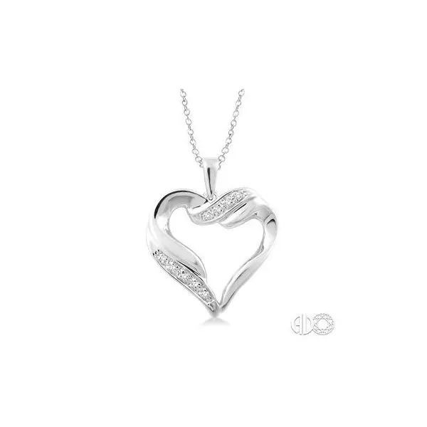 Sterling Silver Heart Necklace Van Adams Jewelers Snellville, GA