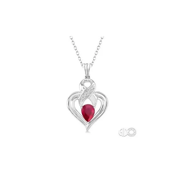 Ruby Heart Pendant Van Adams Jewelers Snellville, GA