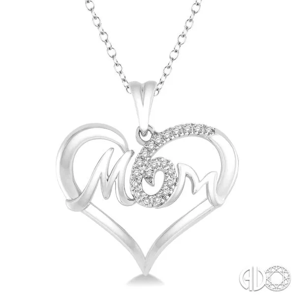 Mom Heart Diamond Pendant Van Adams Jewelers Snellville, GA