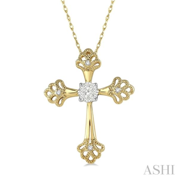 Lovebright Diamond Cross Pendant Van Adams Jewelers Snellville, GA