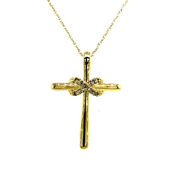 Diamond Infinity Cross Pendant Van Adams Jewelers Snellville, GA