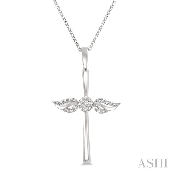 Angel Wings Cross Diamond Pendant Van Adams Jewelers Snellville, GA