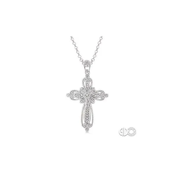 Silver Cross Diamond Pendant Van Adams Jewelers Snellville, GA