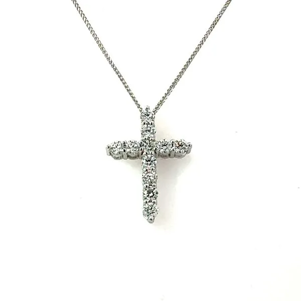 1 1/2 CT 14K White Gold Cross Van Adams Jewelers Snellville, GA