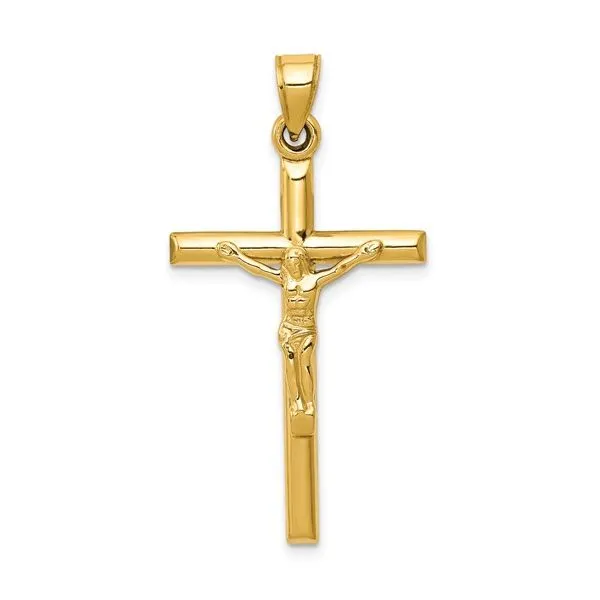 14K Yellow Gold Men's Crucifix Van Adams Jewelers Snellville, GA