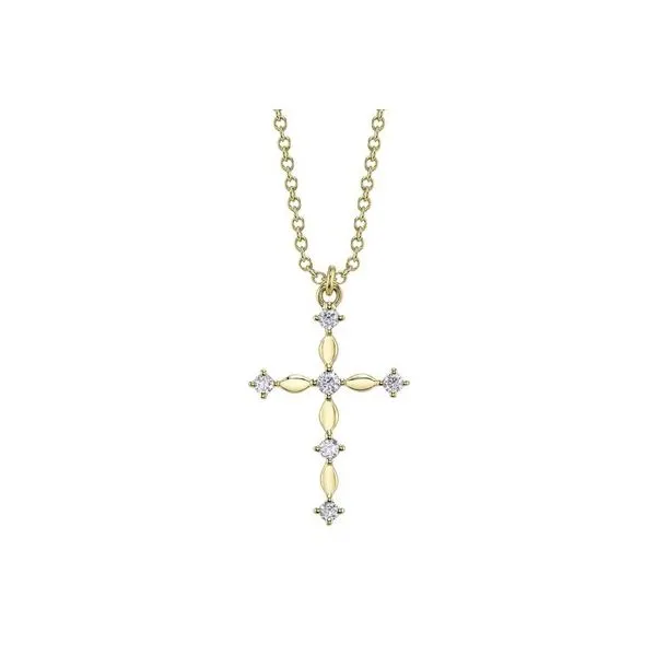 0.12CT DIAMOND CROSS NECKLACE Van Adams Jewelers Snellville, GA