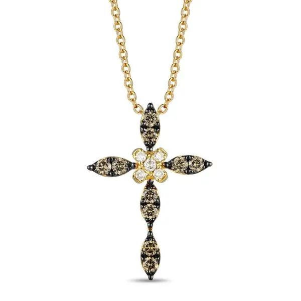 Le Vian® Pendant featuring Nude Diamonds™ , Chocolate Diamonds® set in 14K Honey Gold™ Van Adams Jewelers Snellville, GA