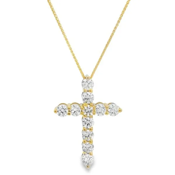 2 CT Diamond Cross Necklace Van Adams Jewelers Snellville, GA