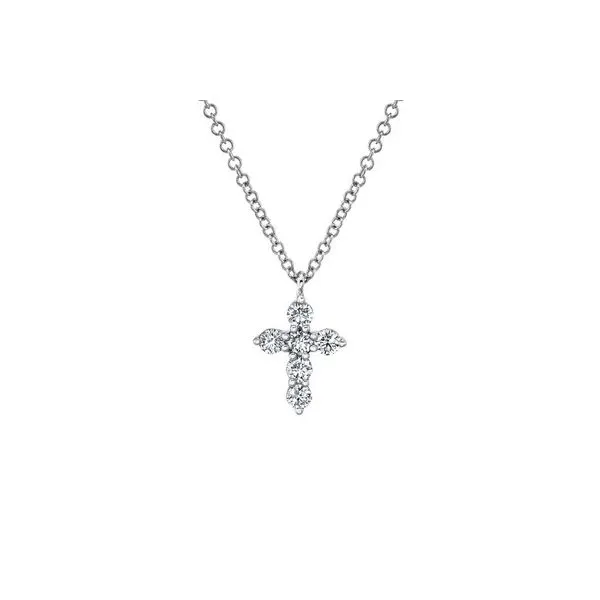 0.25CT DIAMOND CROSS NECKLACE