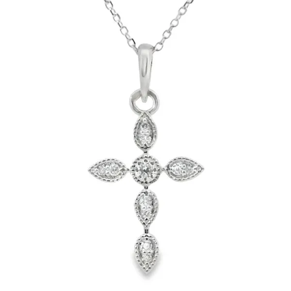 DIAMONDS CROSS NECKLACE Image 2 Van Adams Jewelers Snellville, GA