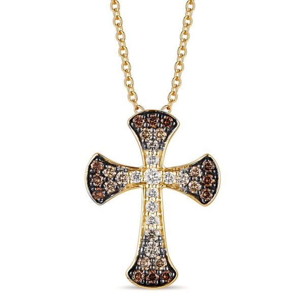 Le Vian Ombre® Pendant featuring Chocolate ombré® diamonds set in 14K Honey Gold™ Van Adams Jewelers Snellville, GA