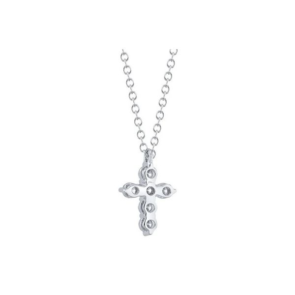 0.25CT DIAMOND CROSS NECKLACE Image 2 Van Adams Jewelers Snellville, GA