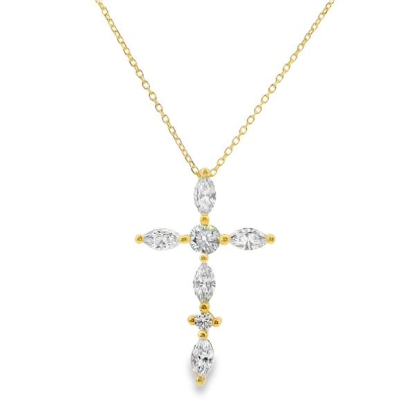 Lab Grown Diamond Cross Necklace Van Adams Jewelers Snellville, GA