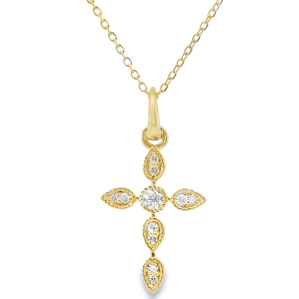 DIAMONDS CROSS NECKLACE Image 2 Van Adams Jewelers Snellville, GA