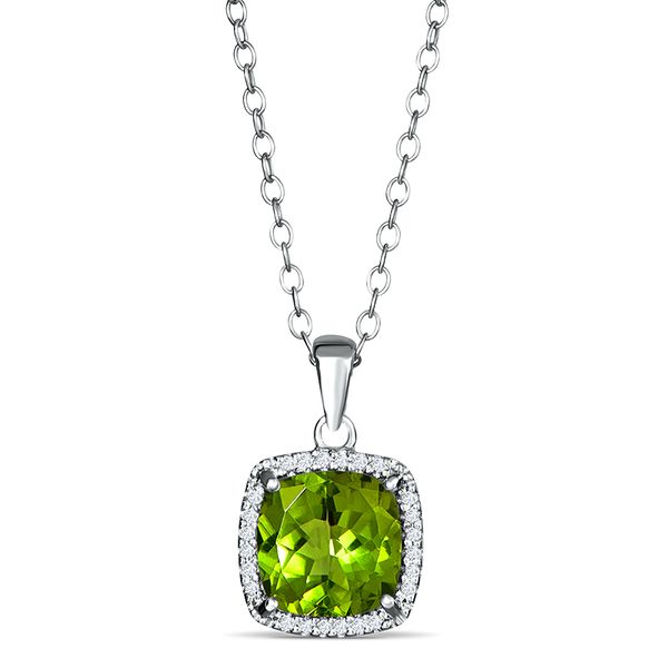 Colored Gemstone Necklace in Silver Van Adams Jewelers Snellville, GA