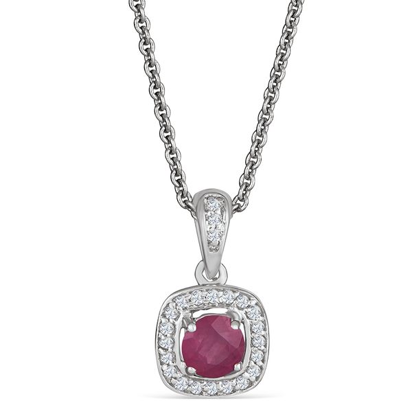 Ruby and Diamond Pendant Van Adams Jewelers Snellville, GA