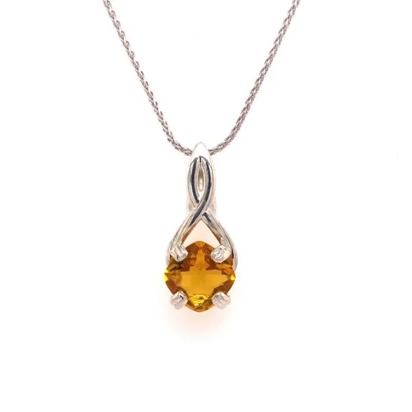Sterling Silver Citrine Necklace Van Adams Jewelers Snellville, GA