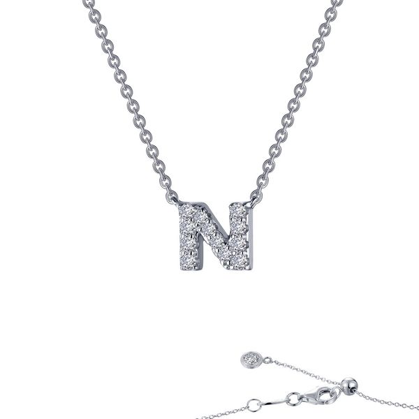 Letter N Pendant Necklace Van Adams Jewelers Snellville, GA