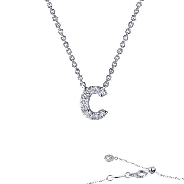 Letter C Pendant Necklace Van Adams Jewelers Snellville, GA