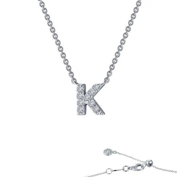 Letter K Pendant Necklace Van Adams Jewelers Snellville, GA