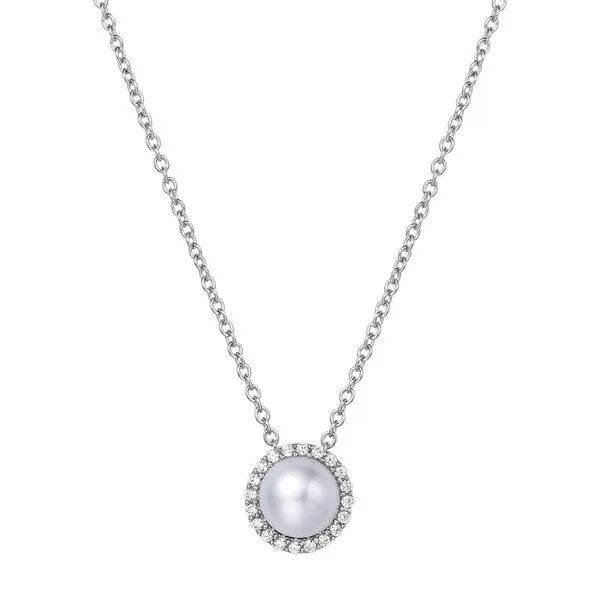 La fonn Sterling Silver Fresh Water Pearl Necklace Van Adams Jewelers Snellville, GA