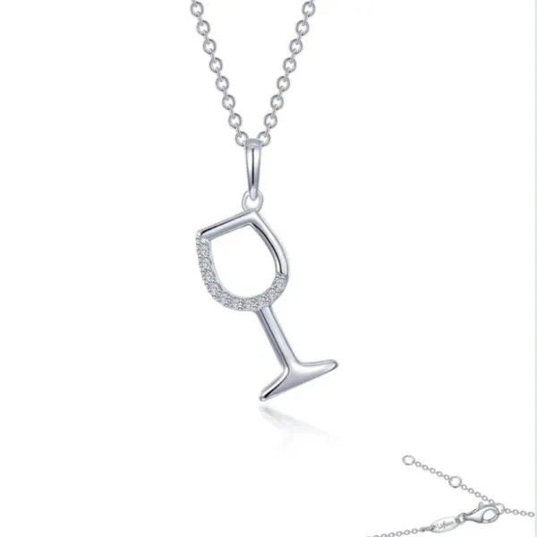 Pave Wine Glass Necklace Van Adams Jewelers Snellville, GA