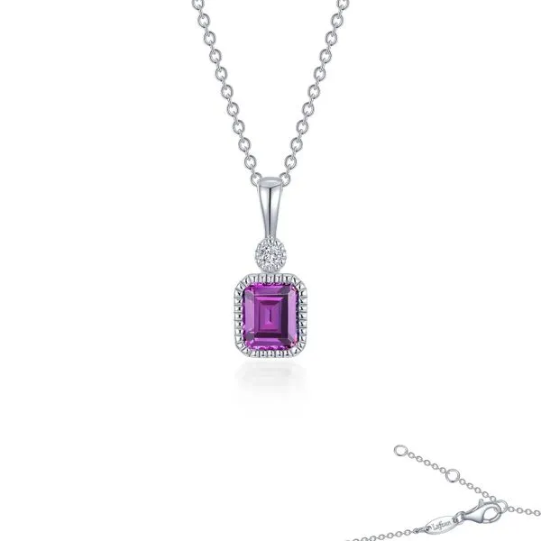 March Birthstone Necklace Van Adams Jewelers Snellville, GA