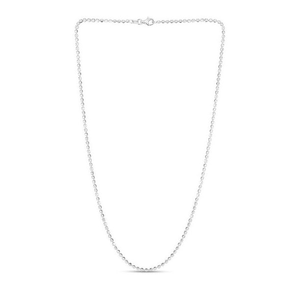 Sterling Silver 2.5mm Moon-cut Bead Chain Van Adams Jewelers Snellville, GA