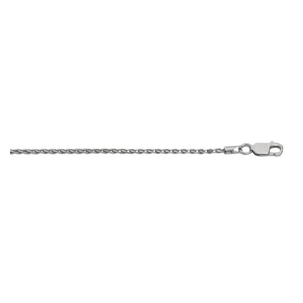 Silver 1.5mm Diamond Cut Wheat Chain Van Adams Jewelers Snellville, GA
