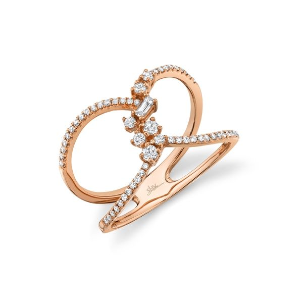 Shy Creation 14K Rose Gold Diamond Fashion Ring Van Adams Jewelers Snellville, GA