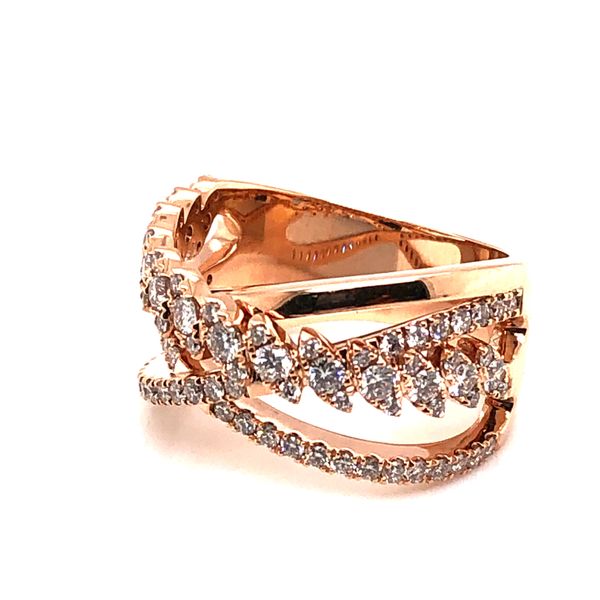 Van Adam's Collection 14K Rose Gold Diamond Fashion Ring Image 2 Van Adams Jewelers Snellville, GA