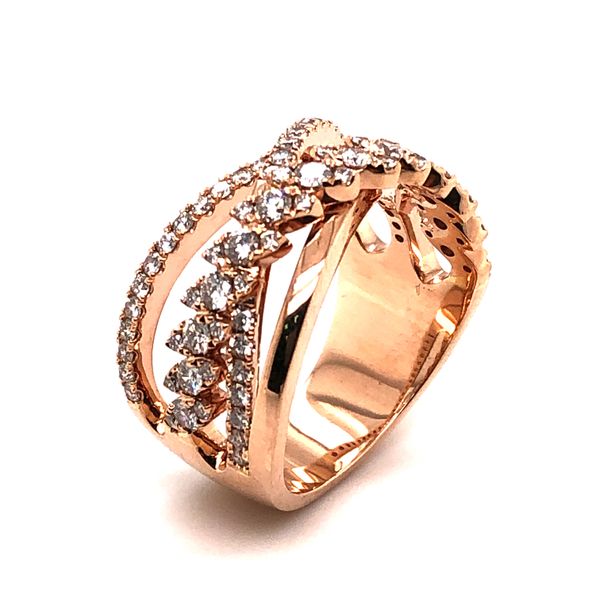 Van Adam's Collection 14K Rose Gold Diamond Fashion Ring Image 3 Van Adams Jewelers Snellville, GA