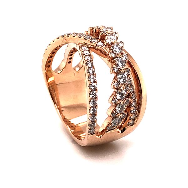Van Adam's Collection 14K Rose Gold Diamond Fashion Ring Image 4 Van Adams Jewelers Snellville, GA