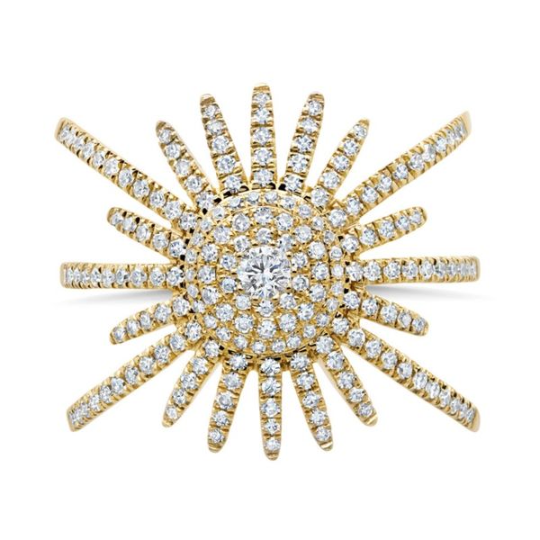 Shy Creation 14K Yellow Gold Diamond Fashion Ring Van Adams Jewelers Snellville, GA
