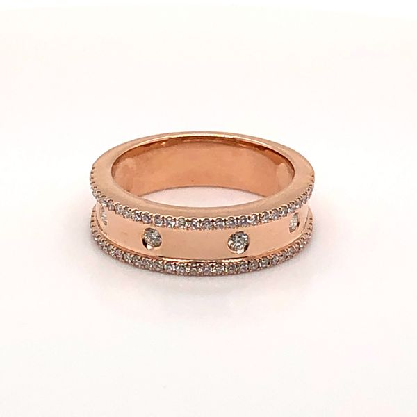 Van Adam's Collection 14K Rose Gold Diamond Fashion Ring Van Adams Jewelers Snellville, GA