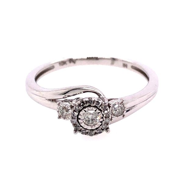 10K White Gold Diamond Fashion Ring Van Adams Jewelers Snellville, GA