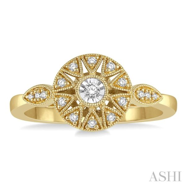 10K Yellow Gold Diamond Fashion Ring Van Adams Jewelers Snellville, GA