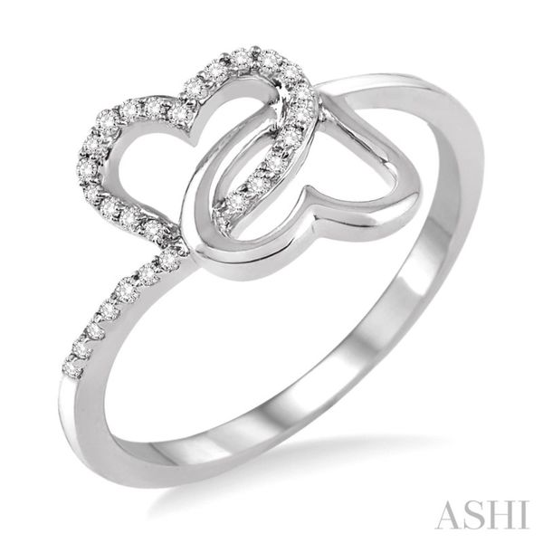 Twin Heart Shape Diamond Ring Van Adams Jewelers Snellville, GA