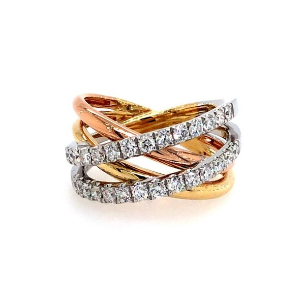 Tri Color Diamond Fashion Ring Van Adams Jewelers Snellville, GA