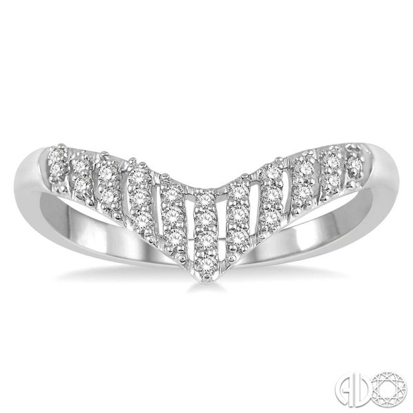 Diamond Chevron Ring Image 2 Van Adams Jewelers Snellville, GA