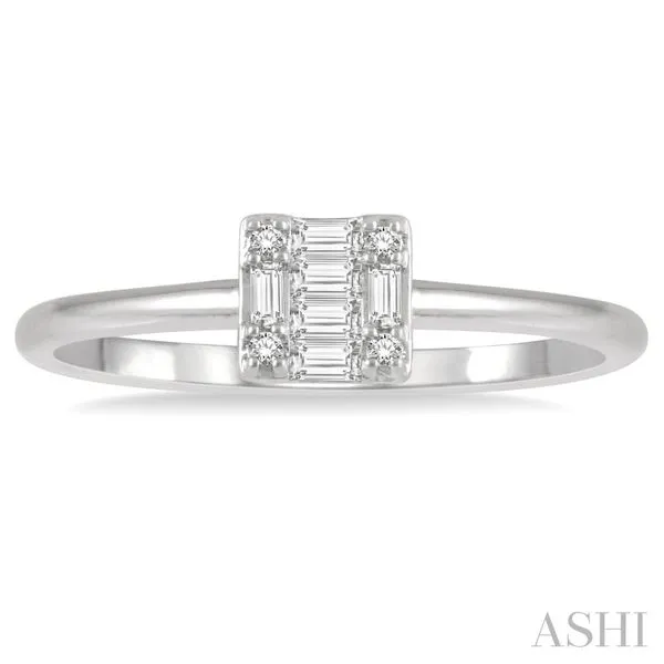 Stackable Petite Baguette Diamond Fashion Ring Image 2 Van Adams Jewelers Snellville, GA