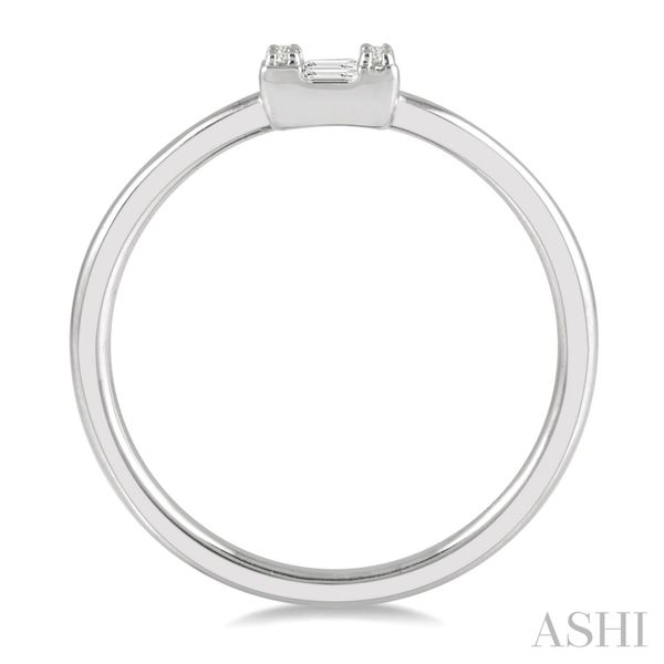 Stackable Petite Baguette Diamond Fashion Ring Image 3 Van Adams Jewelers Snellville, GA