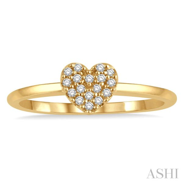 Stackable Heart Shape Petite Diamond Fashion Ring Image 2 Van Adams Jewelers Snellville, GA